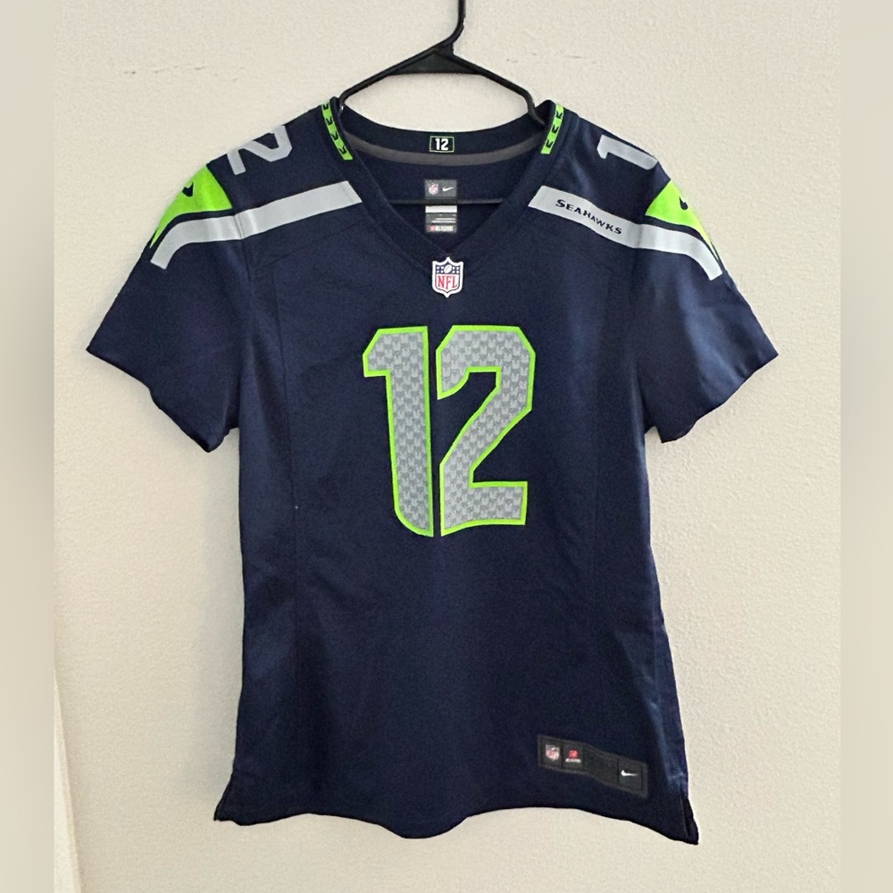 Women's Seattle Seahawks 12th Fan Nike Navy Player Jersey